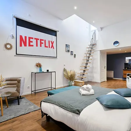 Ng Suitehome - Lille L Roubaix L Mairie - Gare L Nain - Grand Studio - Balneo - Netflix - Wifi Extérieur photo