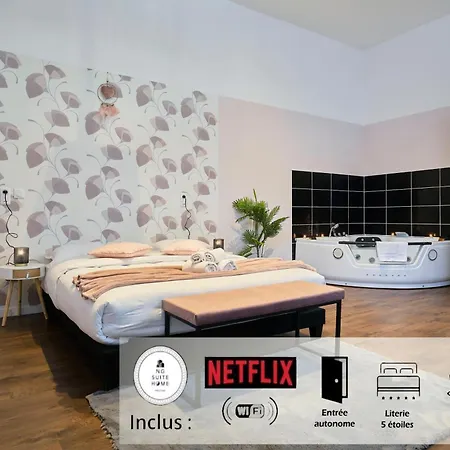 Ng Suitehome - Lille L Roubaix L Mairie - Gare L Nain - Grand Studio - Balneo - Netflix - Wifi Extérieur photo
