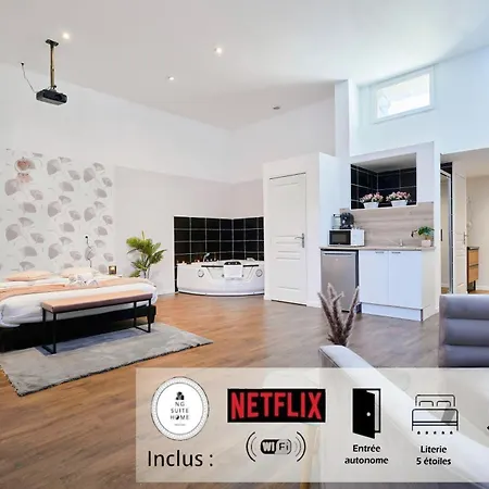 Ng Suitehome - Lille L Roubaix L Mairie - Gare L Nain - Grand Studio - Balneo - Netflix - Wifi Extérieur photo