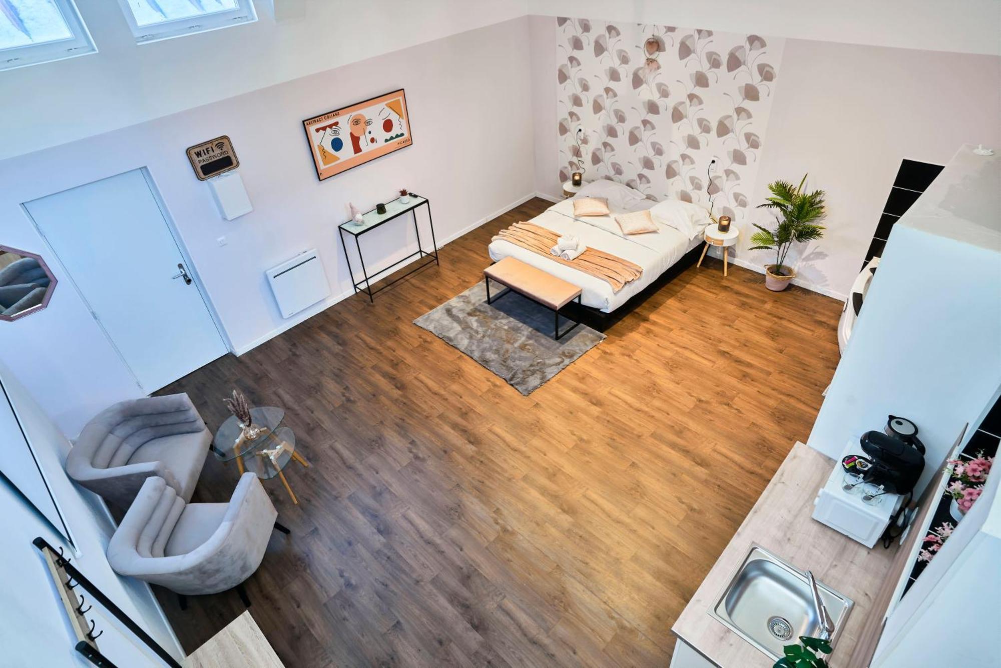 Appartement Ng Suitehome - Lille L L Mairie - Gare L Nain - Grand - Balneo - Netflix - Wifi *