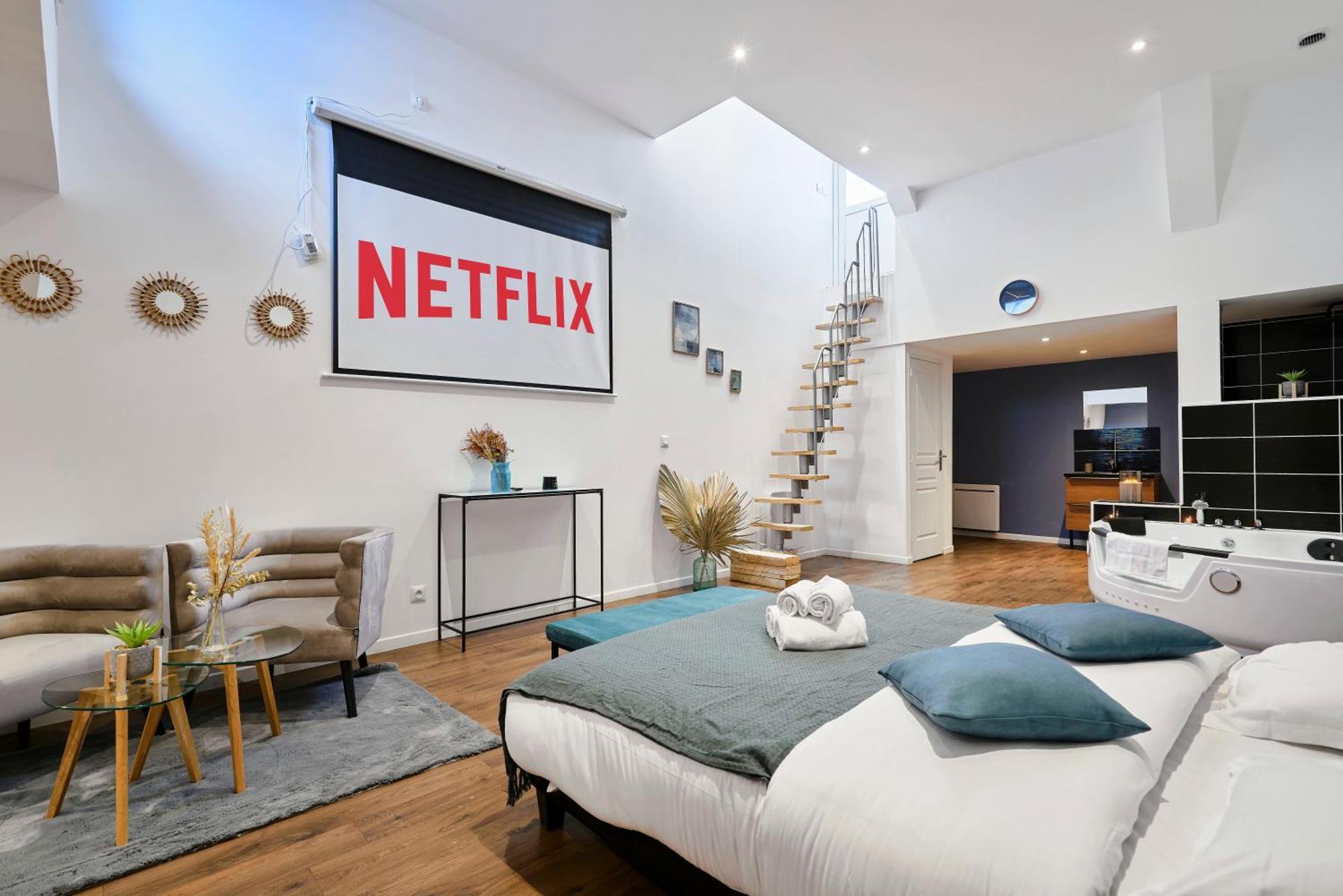 Ng Suitehome - Lille L L Mairie - Gare L Nain - Grand - Balneo - Netflix - Wifi *